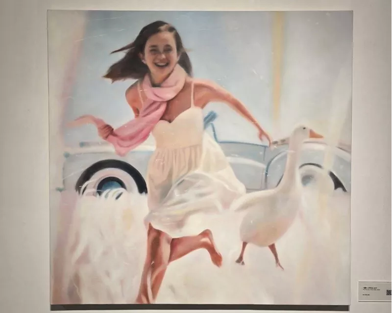 The Moment Joy Begins, 72.7 x 72.7 cm, Oil on Linen, 2026